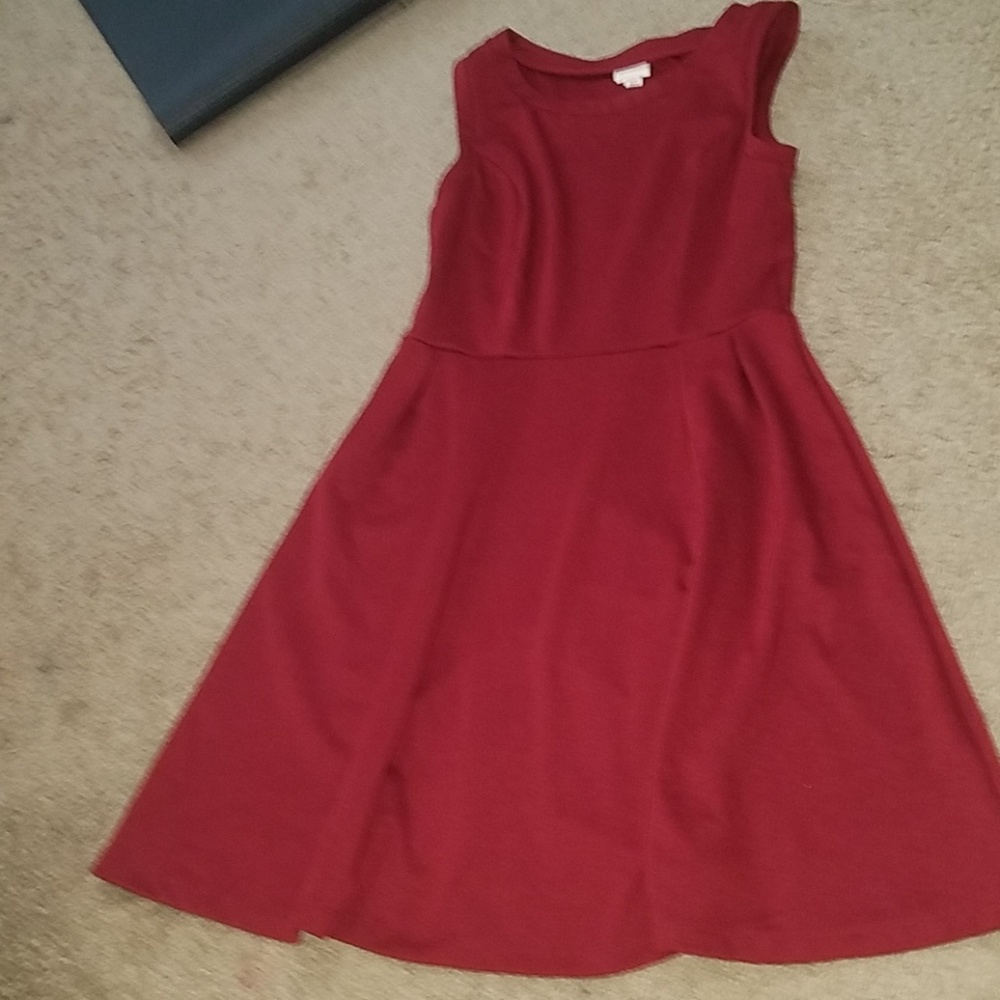red dress
